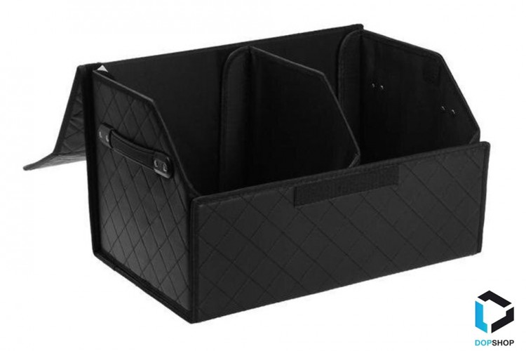 Саквояж (КОФР) в багажник, Total Black (черный), 48x30x28