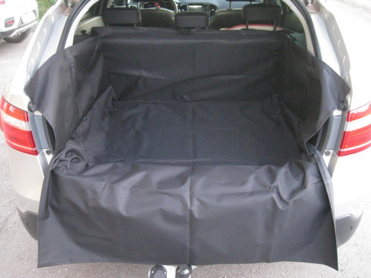 Защитная накидка в багажник автомобиля, XXL черная (120х150х70 см)