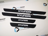 Накладки на пороги Hyundai, универсальные